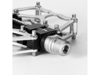 Pedales de plataforma de aluminio para bicicleta Rockbros JT201012LS 2010-12L - Plateados