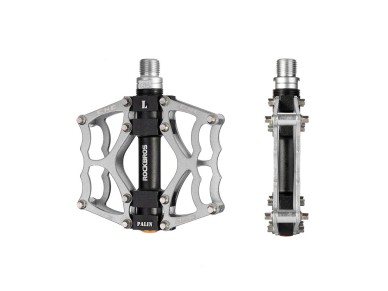 Pedales de plataforma de aluminio para bicicleta Rockbros JT201012LS 2010-12L - Plateados Pedales de plataforma de aluminio para bicicleta Rockbros JT201012LS 2010-12L - Plateados