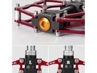 Rockbros JT201012LR 2010-12L Aluminum Platform Bicycle Pedals - Red Rockbros JT201012LR 2010-12L Aluminum Platform Bicycle Pedals - Red