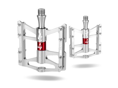 Rockbros JT410 4.10 4 Bearing Bicycle Pedals - Silver Rockbros JT410 4.10 4 Bearing Bicycle Pedals - Silver