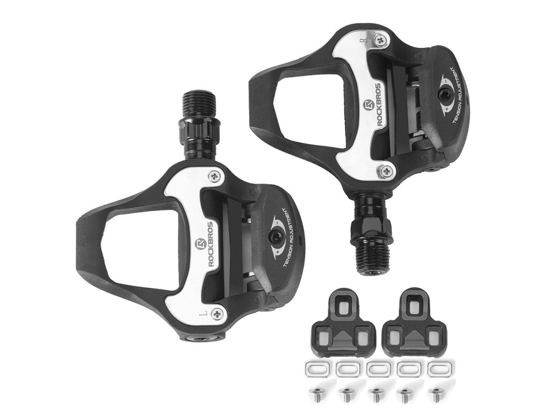 Rockbros LP-R pedal cleats, LOOK system - black