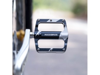 Rockbros K306-BK MTB Aluminum Bicycle Pedals - Black Rockbros K306-BK MTB Aluminum Bicycle Pedals - Black