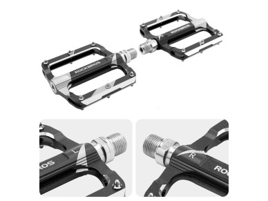Rockbros K306-BK MTB Aluminum Bicycle Pedals - Black Rockbros K306-BK MTB Aluminum Bicycle Pedals - Black