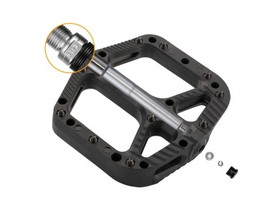 Rockbros 2018-12A Nylon Bicycle Pedals - Black Rockbros 2018-12A Nylon Bicycle Pedals - Black