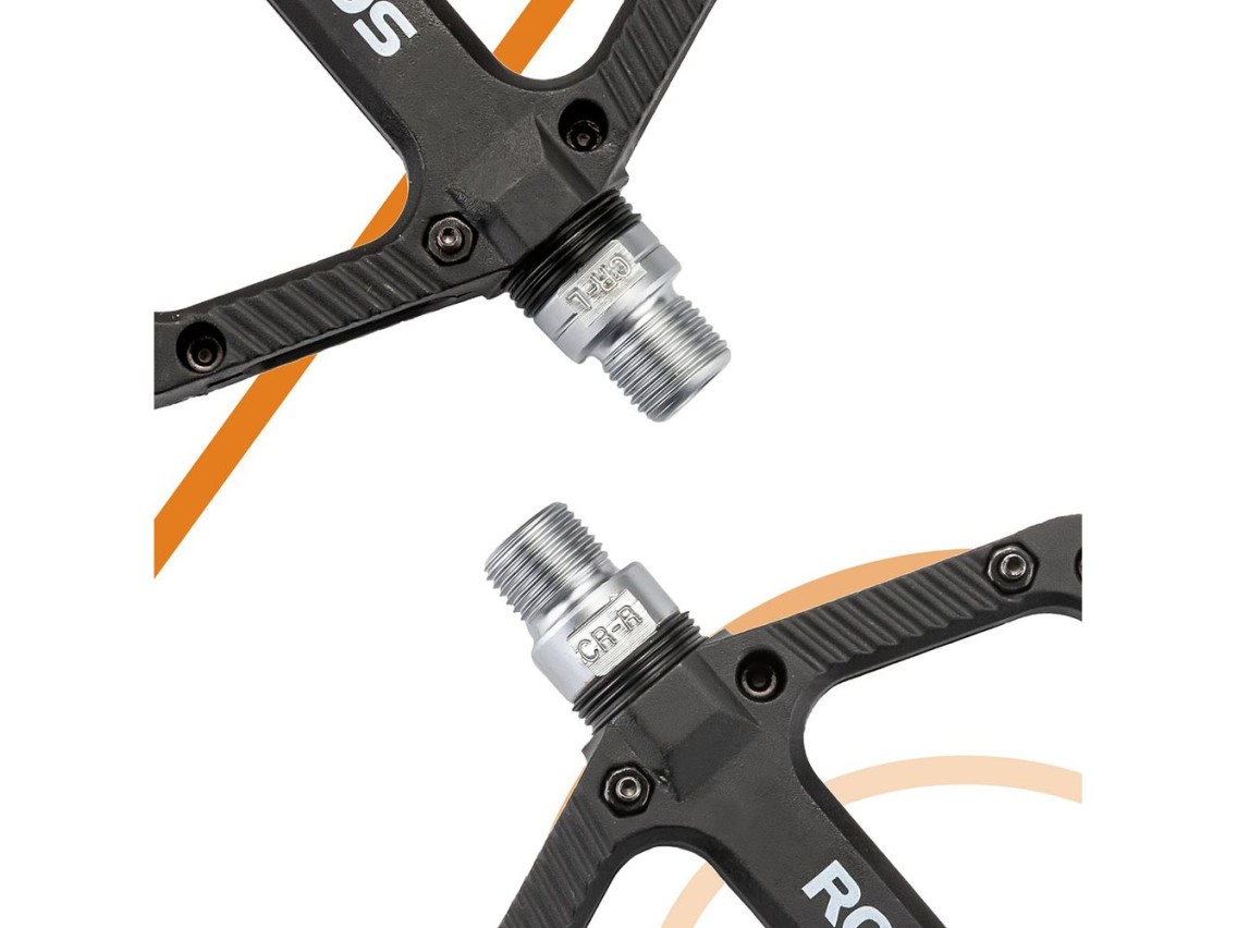 Rockbros 2018-12A Nylon Bicycle Pedals - Black