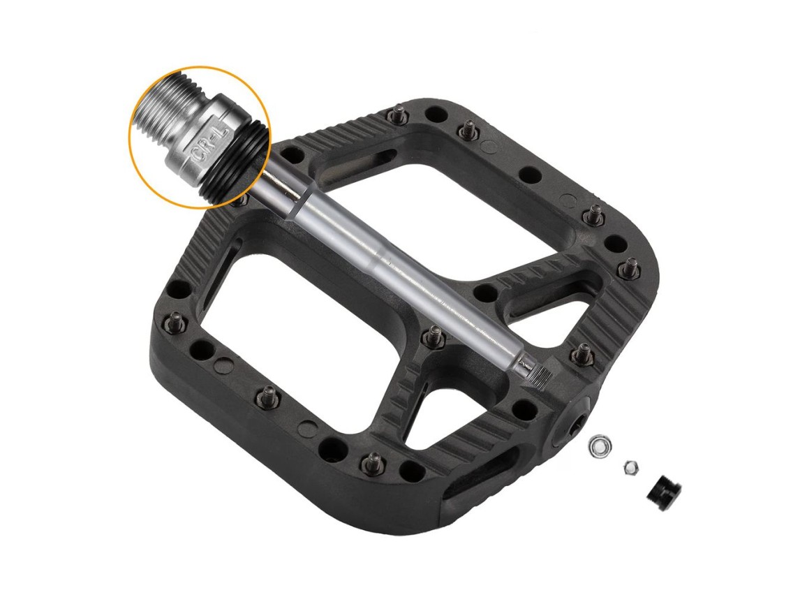 Rockbros 2018-12A Nylon Bicycle Pedals - Black