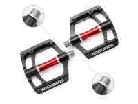 Rockbros 2020-12CBK Platform Aluminum Bicycle Pedals - Black Rockbros 2020-12CBK Platform Aluminum Bicycle Pedals - Black