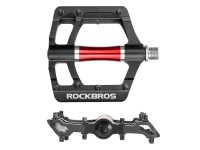 Rockbros 2020-12CBK Platform Aluminum Bicycle Pedals - Black Rockbros 2020-12CBK Platform Aluminum Bicycle Pedals - Black