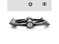 Pedais de plataforma Rockbros 2020-12BBK em alum�nio para bicicleta - Preto