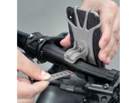 Suporte para celular com fixação no guidão Rockbros LF436 - Cinza Suporte para celular com fixação no guidão Rockbros LF436 - Cinza