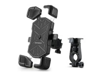 Soporte para teléfono móvil Rockbros HW-117 con abrazadera para manillar - Negro y gris Soporte para teléfono móvil Rockbros HW-117 con abrazadera para manillar - Negro y gris