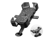 Suporte para celular Rockbros HW-117 com fixação no guidão - Preto e cinza Suporte para celular Rockbros HW-117 com fixação no guidão - Preto e cinza