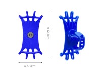 Rockbros LF436 Handlebar Clamp Phone Holder - Blue Rockbros LF436 Handlebar Clamp Phone Holder - Blue