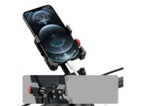 Rockbros 25210039001 Handlebar Clamp Phone Holder - Black Rockbros 25210039001 Handlebar Clamp Phone Holder - Black