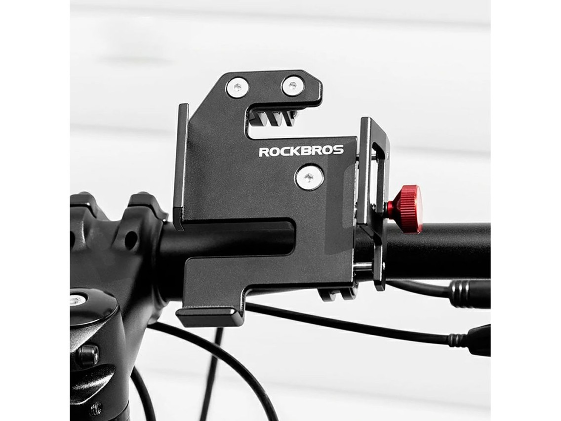 Suporte de celular com presilha Rockbros 25210038101 - preto