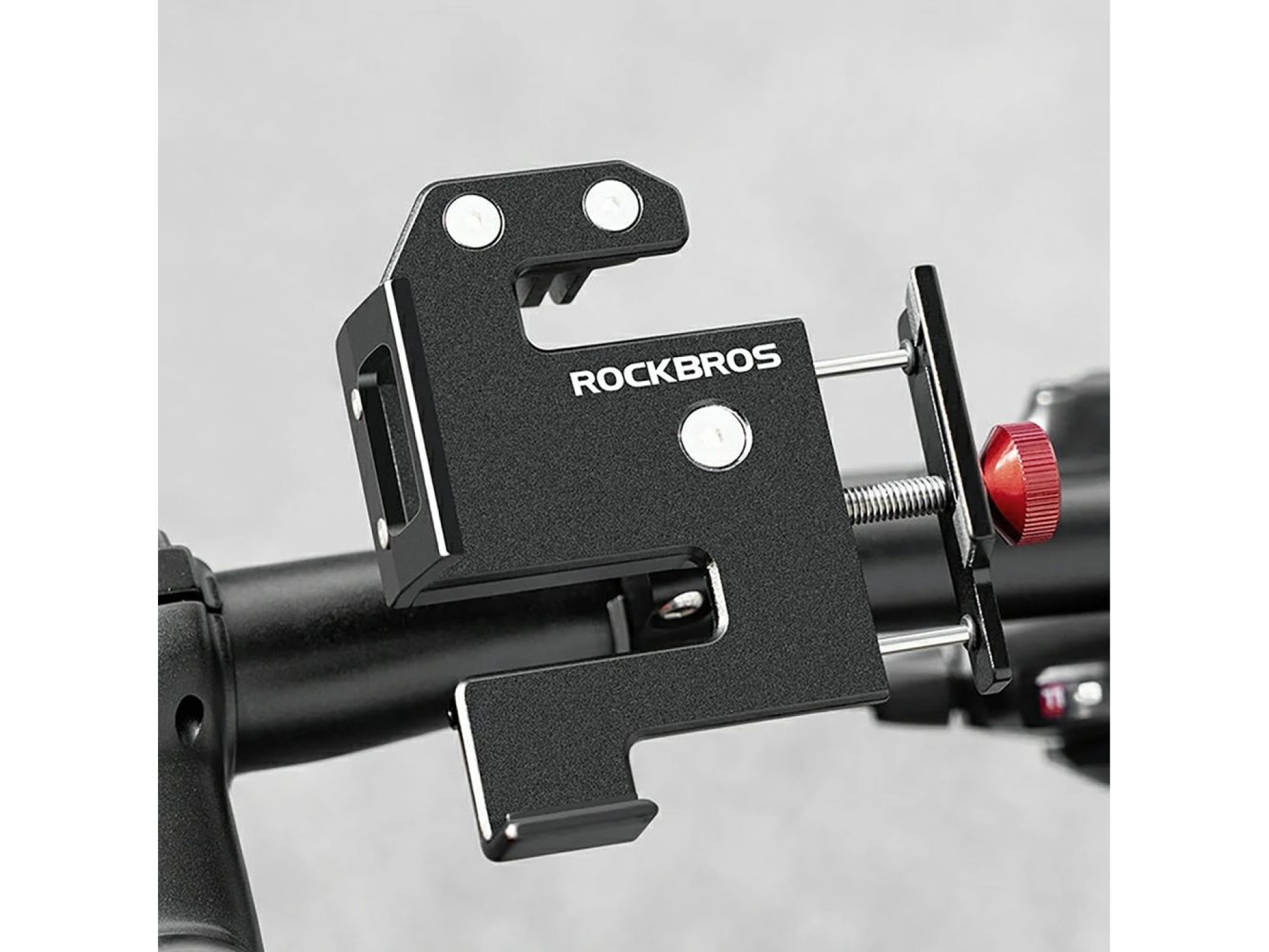 Suporte de celular com presilha Rockbros 25210038101 - preto