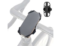 Suporte de celular com presilha de silicone Rockbros 250015001 - preto Suporte de celular com presilha de silicone Rockbros 250015001 - preto