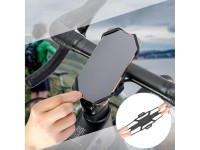 Suporte de celular com presilha de silicone Rockbros 250015001 - preto Suporte de celular com presilha de silicone Rockbros 250015001 - preto