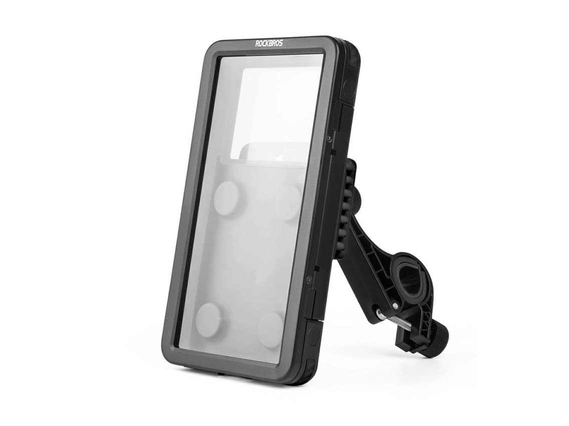 Suporte magnético à prova d'água para celular Rockbros HW-87 - Preto