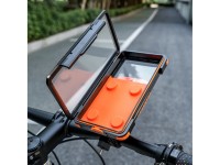Suporte magnético à prova d'água para celular Rockbros HW-87 - Preto Suporte magnético à prova d'água para celular Rockbros HW-87 - Preto
