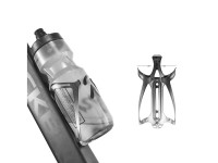 Portabotellas de aluminio Rockbros RKL02 - Negro y plateado Portabotellas de aluminio Rockbros RKL02 - Negro y plateado