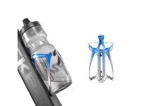 Rockbros RKL02 Aluminum Bottle Cage - Blue and Silver Rockbros RKL02 Aluminum Bottle Cage - Blue and Silver