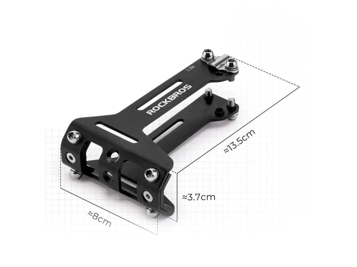 Adaptador para portabotellas Rockbros 31210003001 para sill�n de aluminio - Negro
