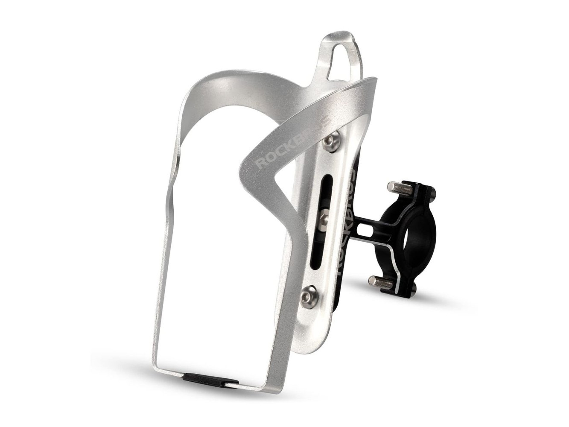 Rockbros KS-416 Adjustable Aluminum Bottle Cage Adapter - Black