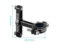 Rockbros KS-416 Adjustable Aluminum Bottle Cage Adapter - Black Rockbros KS-416 Adjustable Aluminum Bottle Cage Adapter - Black