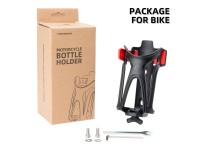 Rockbros 31210029 Motorcycle Bottle Holder - Black and Red