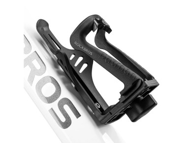 Suporte de garrafa ajust�vel Rockbros 2-3D para bicicletas e motocicletas - Preto
