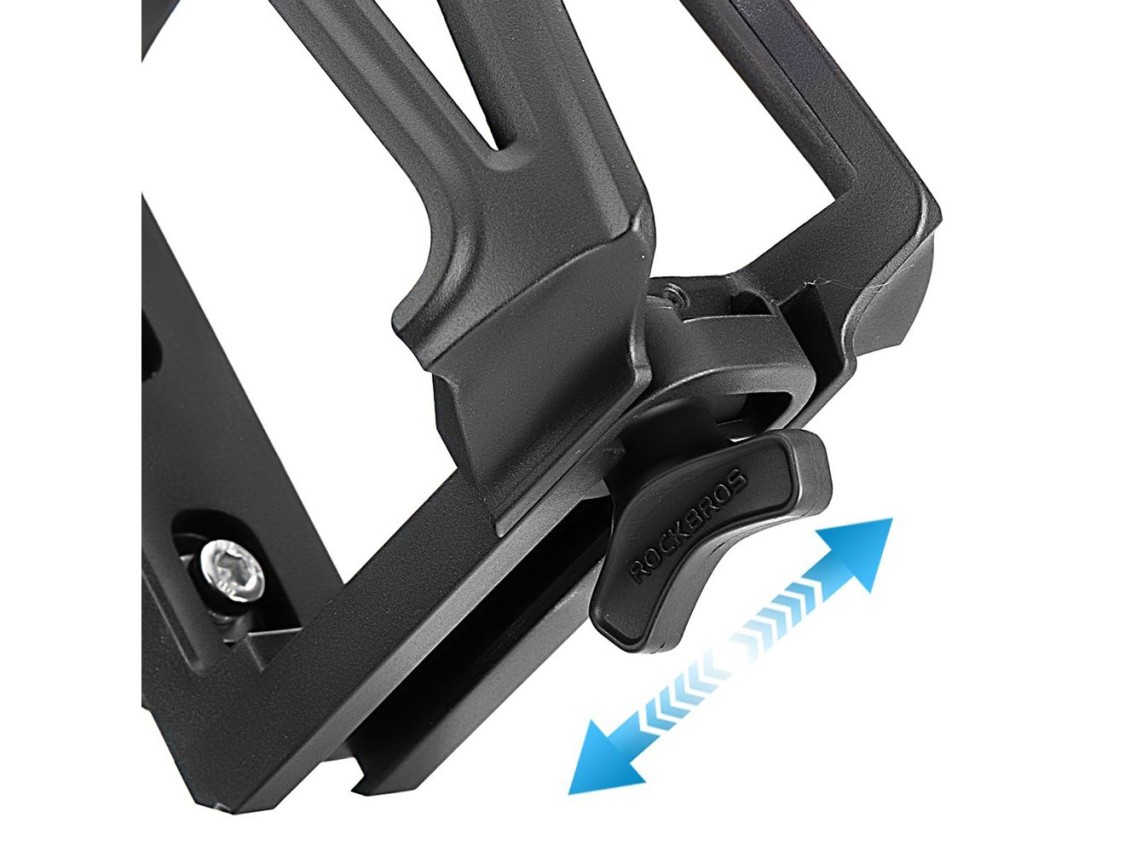 Rockbros 31210029 Motorcycle Bottle Holder - Black and Red