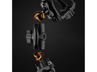 Rockbros 2-3D Adjustable Bottle Holder for Bikes and Motorcycles - Black Rockbros 2-3D Adjustable Bottle Holder for Bikes and Motorcycles - Black
