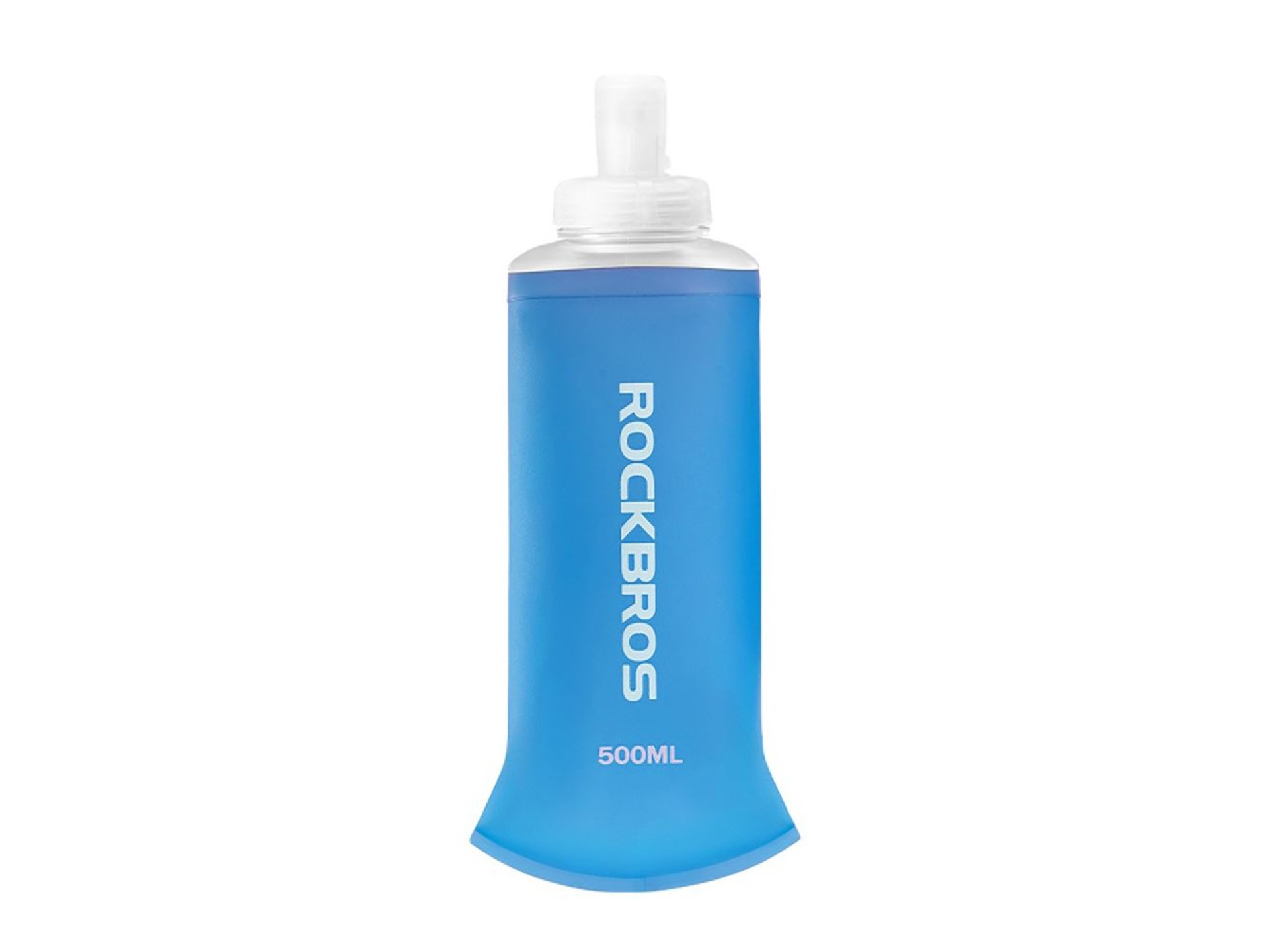 Botella de agua flexible Rockbros 35210027002 de 500 ml - azul