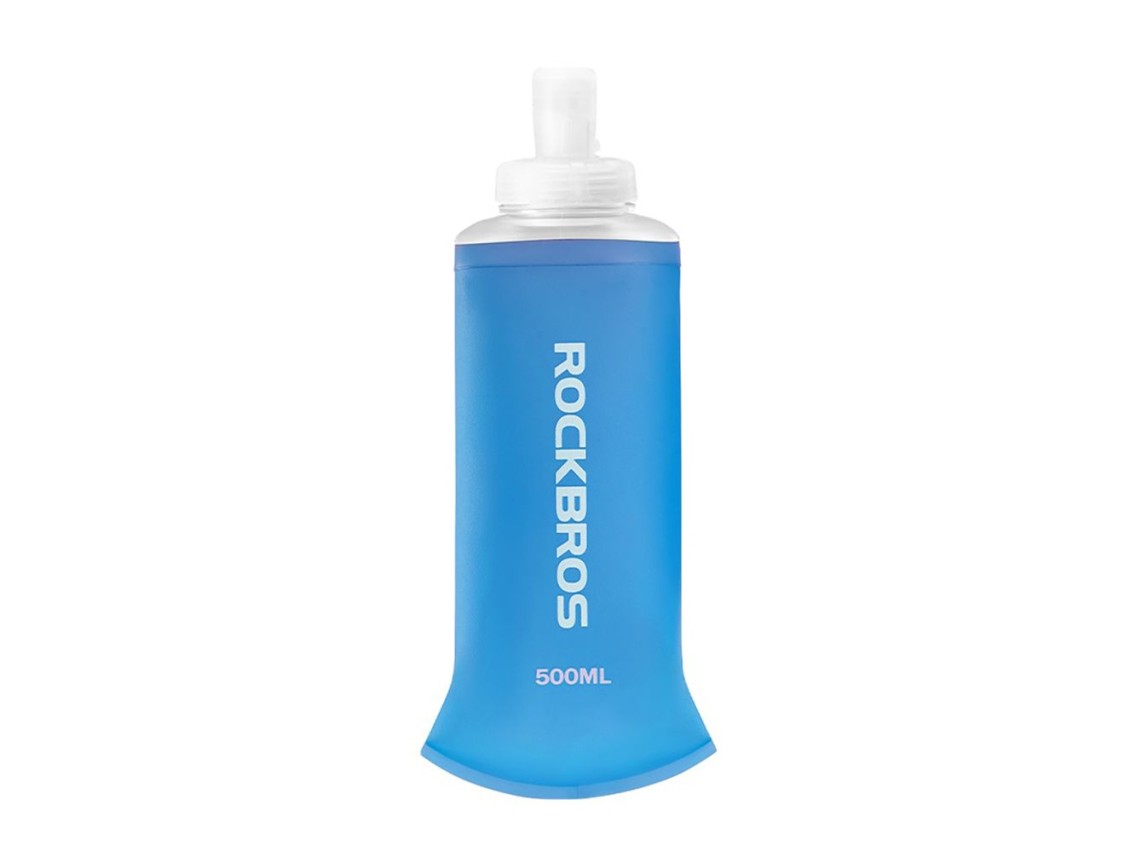 Rockbros 35210027002 soft flask running water bottle 500 ml - blue