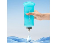 Garrafa de água flexível Rockbros 35210027001 para corrida, 500 ml - azul claro Garrafa de água flexível Rockbros 35210027001 para corrida, 500 ml - azul claro