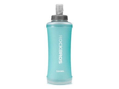 Rockbros 350017002 soft flask running water bottle 500 ml - light blue Rockbros 350017002 soft flask running water bottle 500 ml - light blue