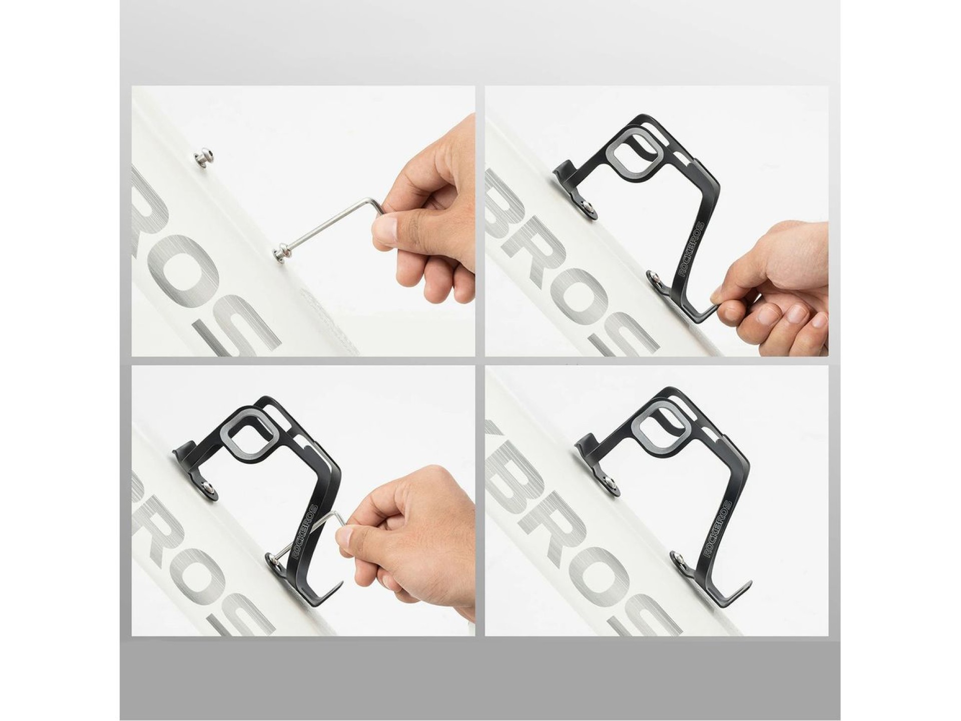 Rockbros BBC2504 Ultralight Aluminum Bottle Cage - Black