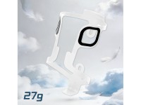Suporte de garrafa ultraleve em alumínio Rockbros BBC2504 - Branco Suporte de garrafa ultraleve em alumínio Rockbros BBC2504 - Branco