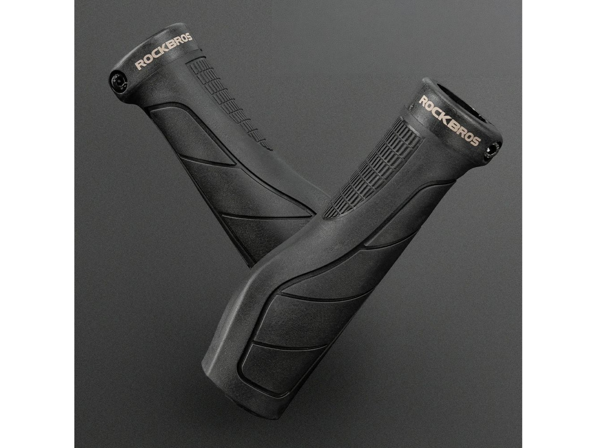 Rockbros G326PL Bicycle Grips - Black