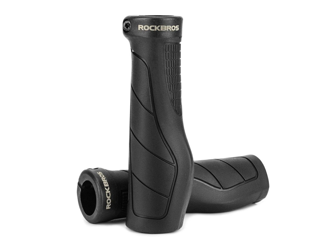 Rockbros G326PL Bicycle Grips - Black