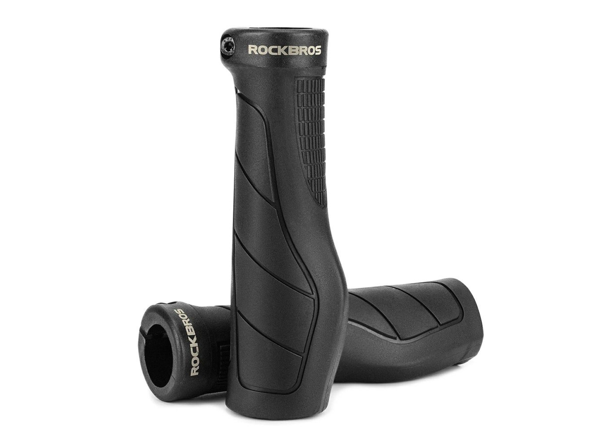 Rockbros G326PL Bicycle Grips - Black