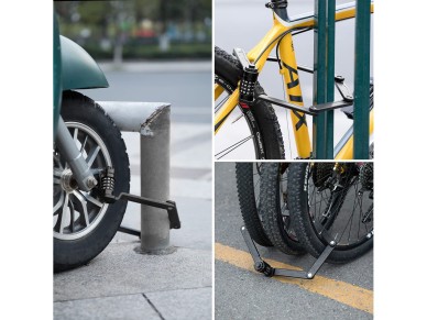 Rockbros LFCXR0085 Folding Bike Lock with Combination - Black