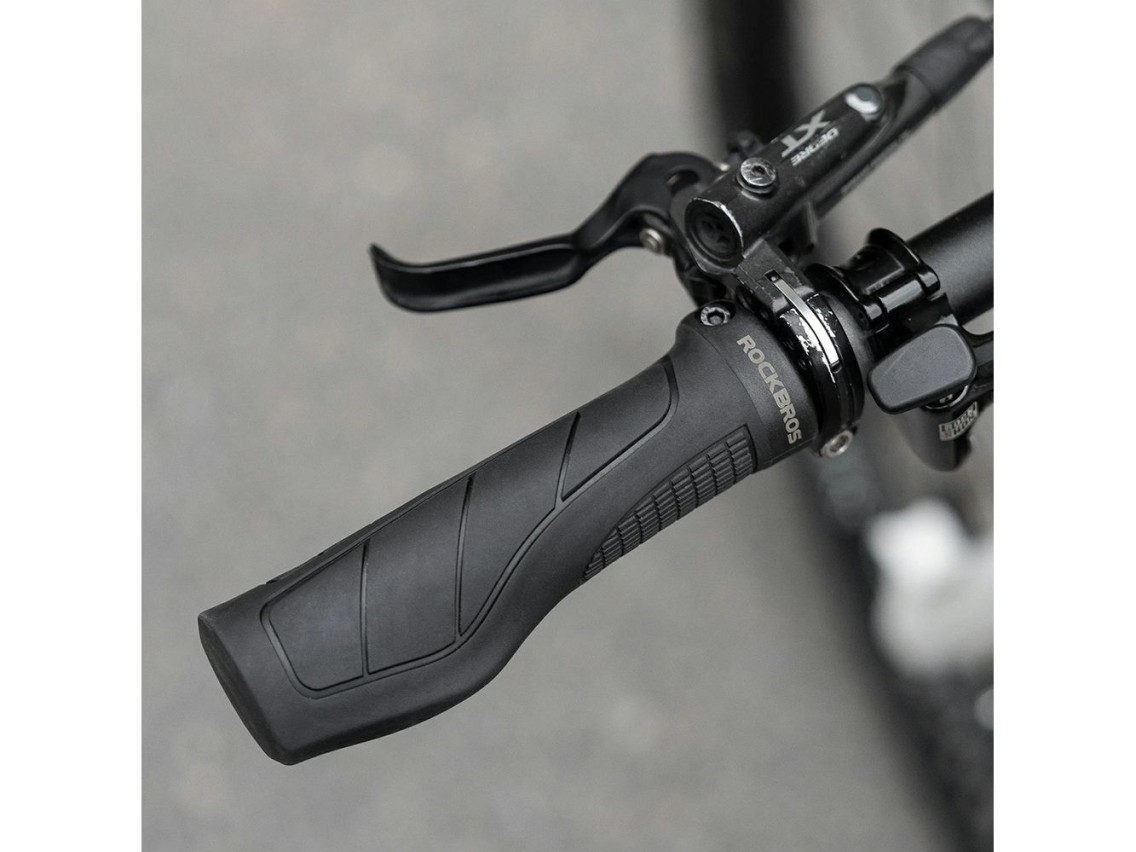 Rockbros G326PL Bicycle Grips - Black