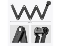 Rockbros LFCXR0085 Folding Bike Lock with Combination - Black Rockbros LFCXR0085 Folding Bike Lock with Combination - Black