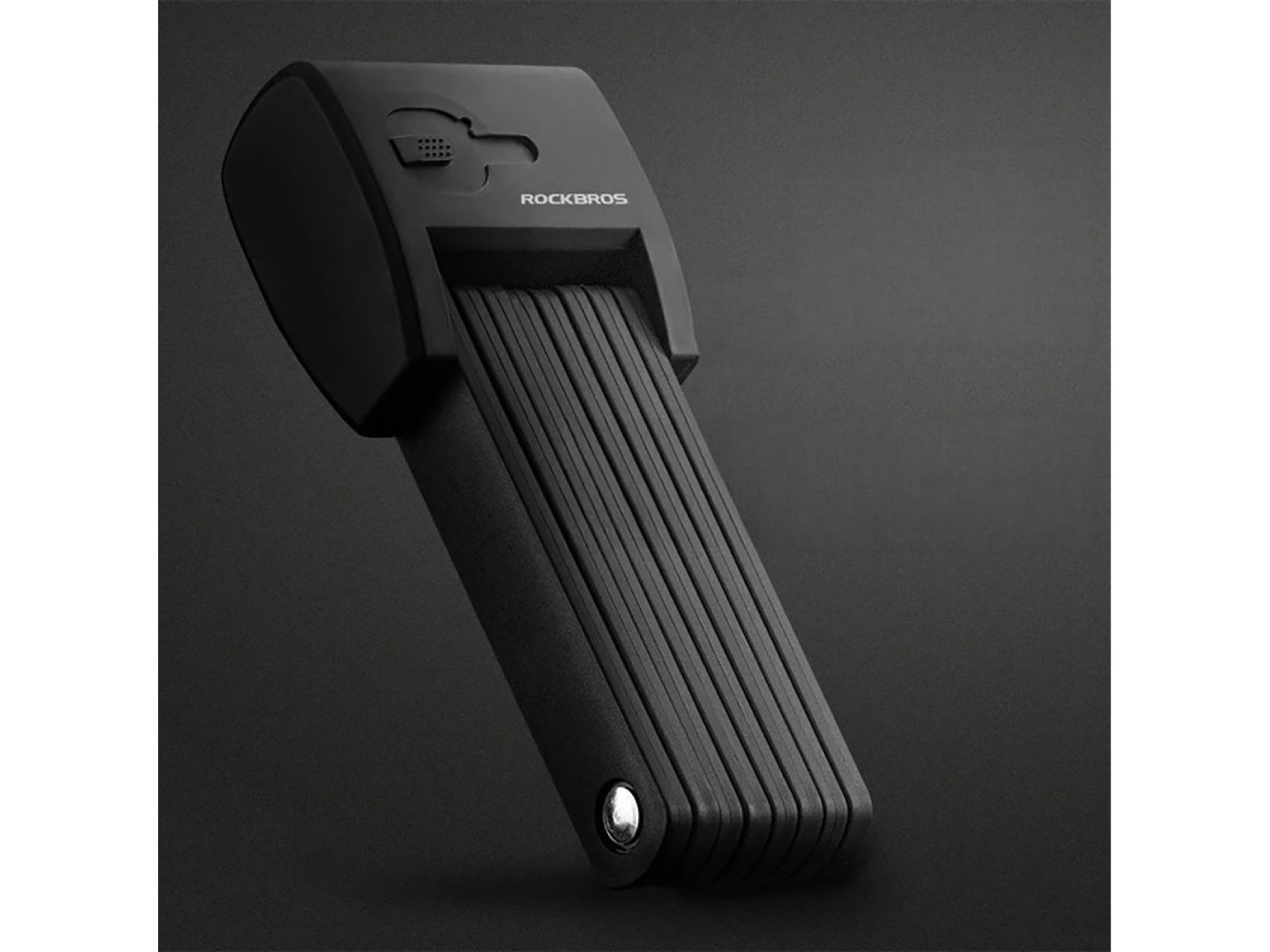 Candado para bicicleta Rockbros 32210826001 con huella dactilar - Negro