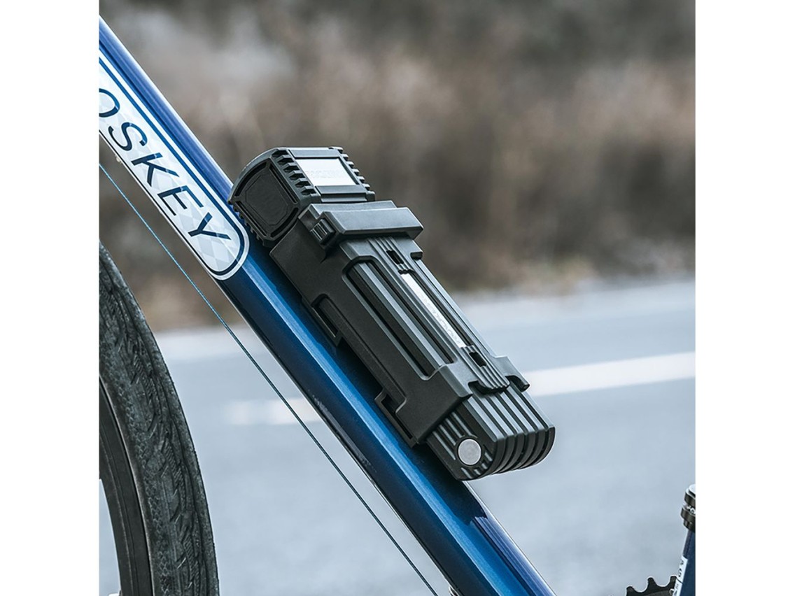 Rockbros LKXR2006 Folding Bike Lock with Key - Black