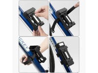 Cadeado dobrável para bicicleta Rockbros LKXR2006 com chave - Preto Cadeado dobrável para bicicleta Rockbros LKXR2006 com chave - Preto