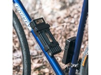 Rockbros LKXR2006 Folding Bike Lock with Key - Black Rockbros LKXR2006 Folding Bike Lock with Key - Black