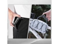Rockbros 87639-4 bicycle lock with code and steel cable - black Rockbros 87639-4 bicycle lock with code and steel cable - black